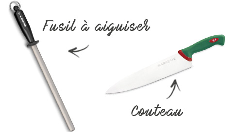 Comment utiliser un fusil à aiguiser ?