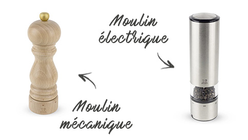 Choisir son moulin à poivre et à sel.