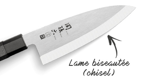 À quoi sert un couteau à lame biseautée ?