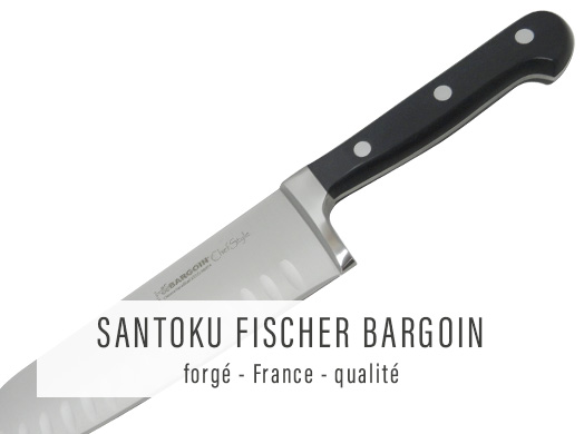 Couteau santoku Chef Style par Fischer Bargoin