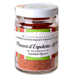 Image piment d'Espelette AOP en poudre 40 g