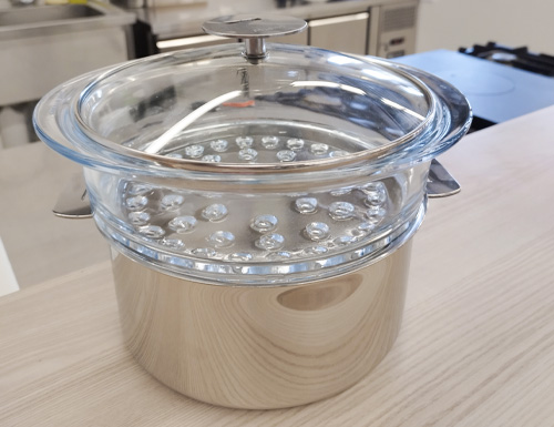 Cuit vapeur verre Cristel