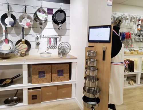 Image du merchandising nouveauté batterie de cuisine cristel