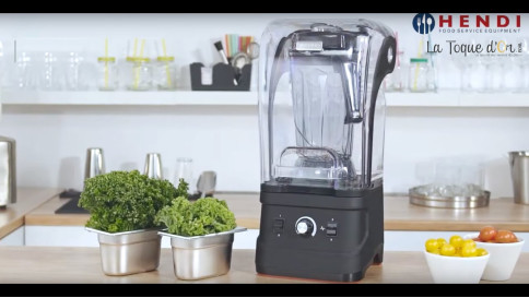 Zoom - Pr&eacute;sentation du blender professionnel Hendi avec caisson insonorisant