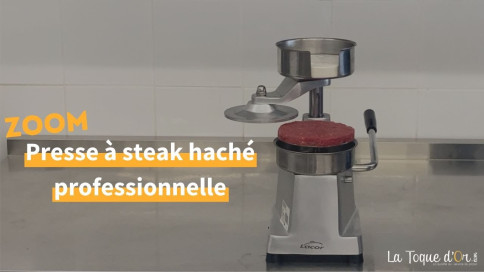 Zoom - Presse &agrave; steak hach&eacute; professionnelle