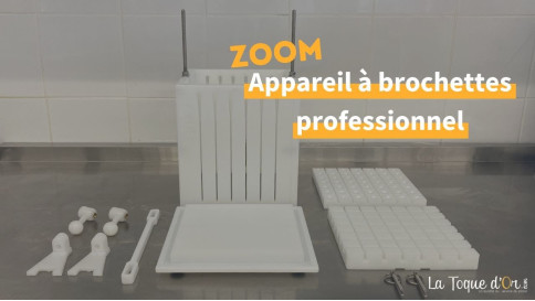 Zoom - Appareil &agrave; brochettes professionnel