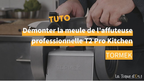 Tuto - Comment d&eacute;monter la meule de l&rsquo;affuteuse T2 Tormek ?