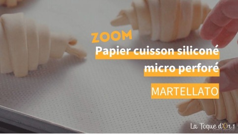 Zoom - Papier cuisson silicon&eacute; micro perfor&eacute; Martellato