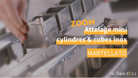 Zoom - Attelage 5 mini moules cylindriques pour croissant g&eacute;om&eacute;trique