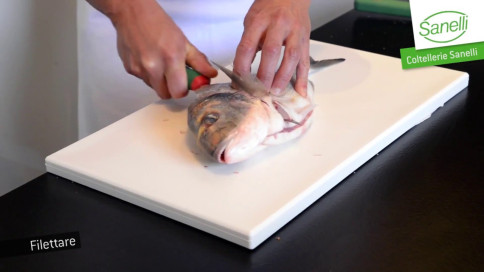 Tuto - Comment lever un filet de poisson avec le couteau filet de sole Sanelli Premana ?