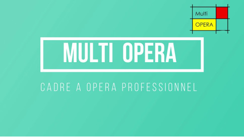 Zoom - Cadre &agrave; p&acirc;tisserie inox d&eacute;montable Multi Opera