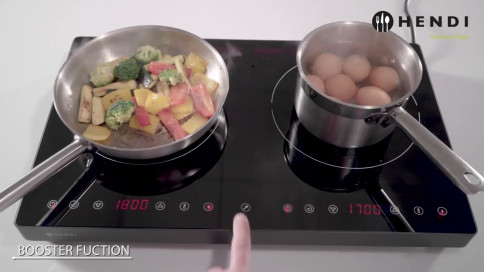 Zoom - Plaque induction double Kitchen Line Hendi