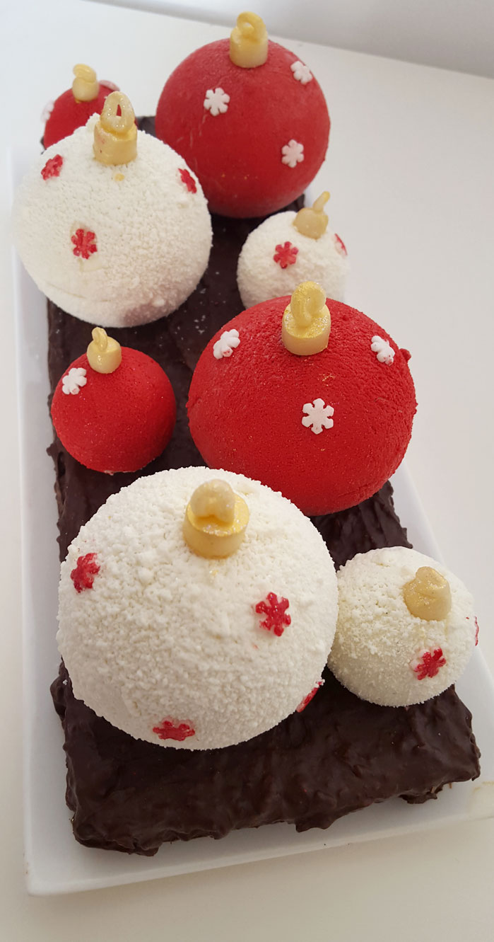 Dessert concours pâtisserie Noel Aurélie Ferez